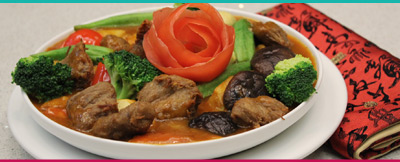 North Indian Vegan* Simulated Mutton Curry Photo