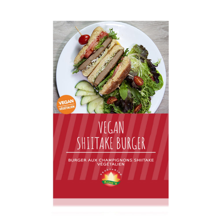 Vegan Shiitake Burger King's Vegetarian Food